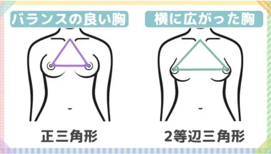 乳房の位置